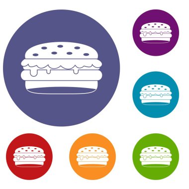 Burger Icons set