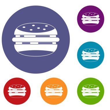 Burger Icons set