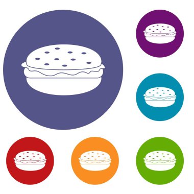 Burger Icons set