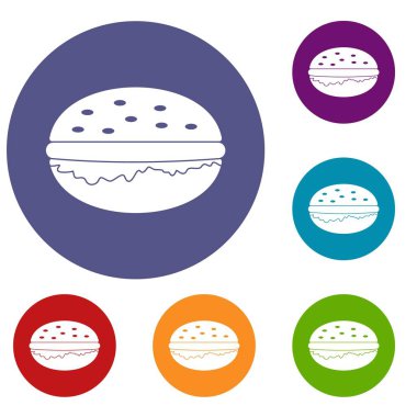 Burger Icons set