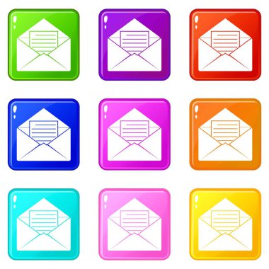 9 zarf kağıt ile ayarla