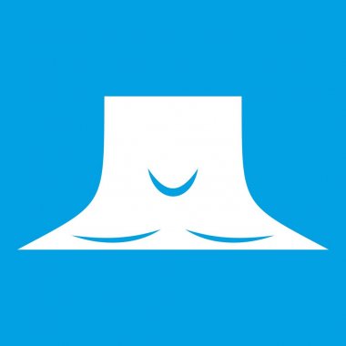 İnsan boyun simgesi Beyaz