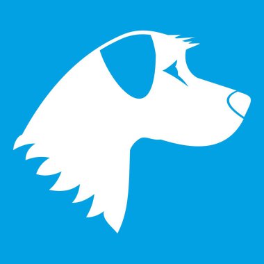 Köpek simgesi Beyaz