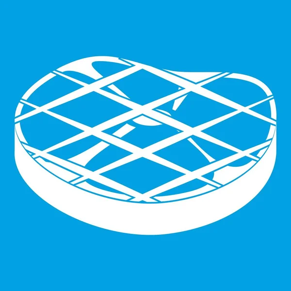 Biftek simgesi Beyaz