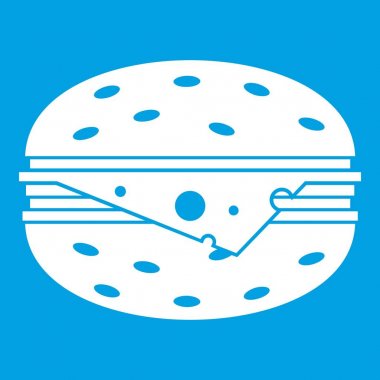 Çizburger simgesi Beyaz