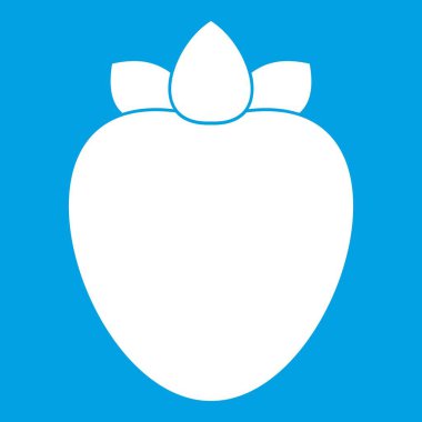 Olgun Trabzon hurması simgesi Beyaz