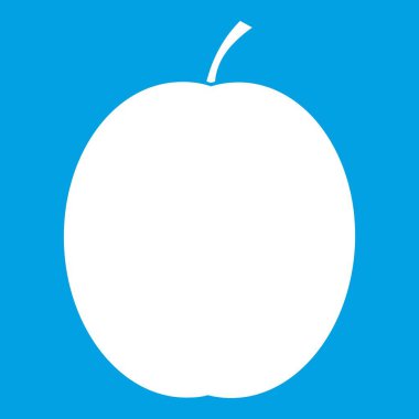 Beyaz taze kayısı simge