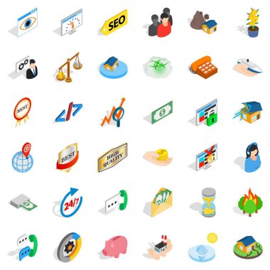 Stil kümesi, izometrik Merkezi simgeler ara