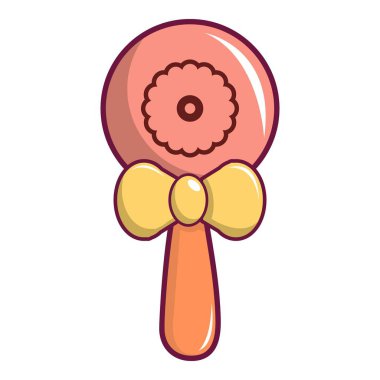 Bebek puf simgesi, karikatür tarzı