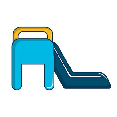 Çocuk slayt simgesi, karikatür tarzı