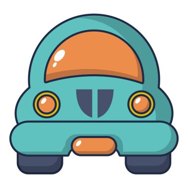 Oyuncak araba simgesi, karikatür tarzı