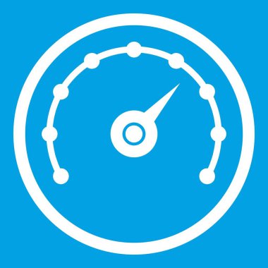 Hız göstergesi simgesi Beyaz