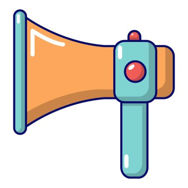 El hoparlör simgesi, karikatür tarzı