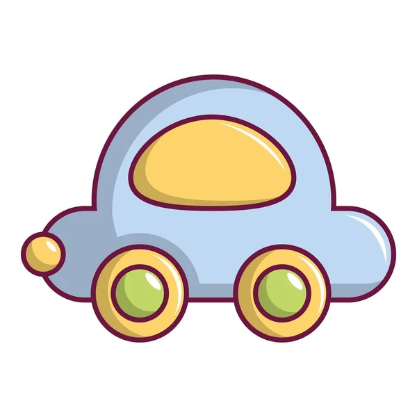 Icono de coche de juguete, estilo de dibujos animados — Archivo Imágenes Vectoriales