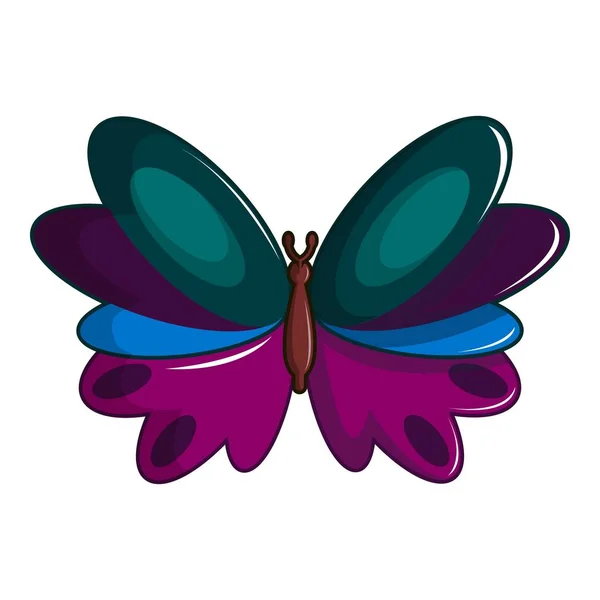Ícone do demófobo da borboleta, estilo dos desenhos animados — Vetor de Stock