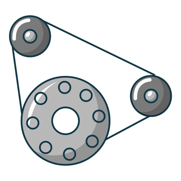 Піктограма поясу ремінця, стиль мультфільму — стоковий вектор