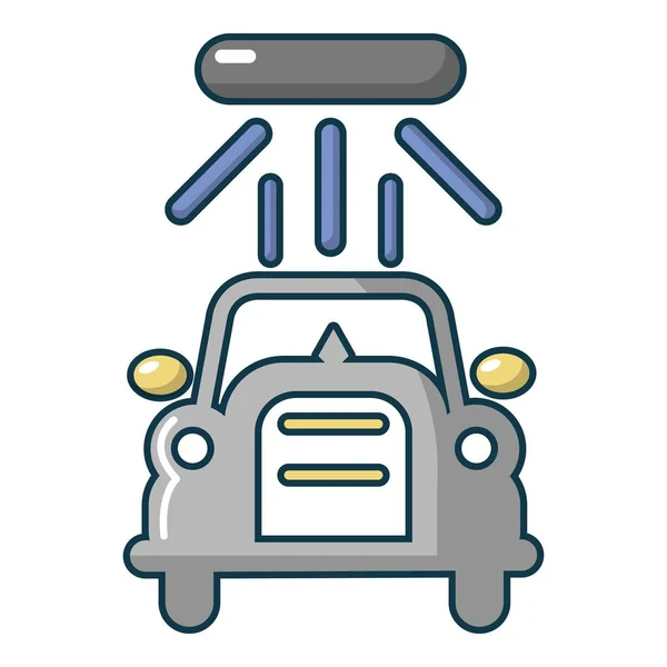 Car wash icon, cartoon style — Stock Vector