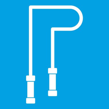 Atlama ipi simgesi Beyaz