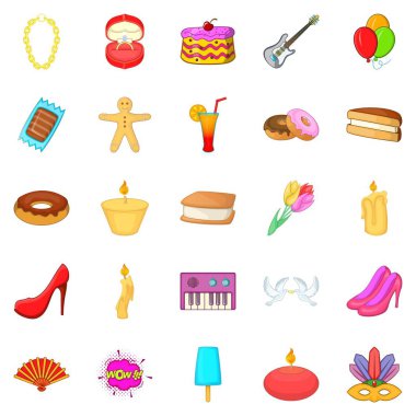 Gezi Icons set, karikatür tarzı