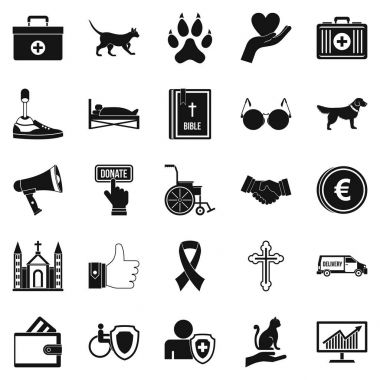 Refah Icons set, basit tarzı