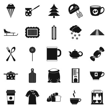 Salon Icons set, basit tarzı