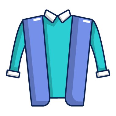 Hipster stil ikonu, karikatür tarzı