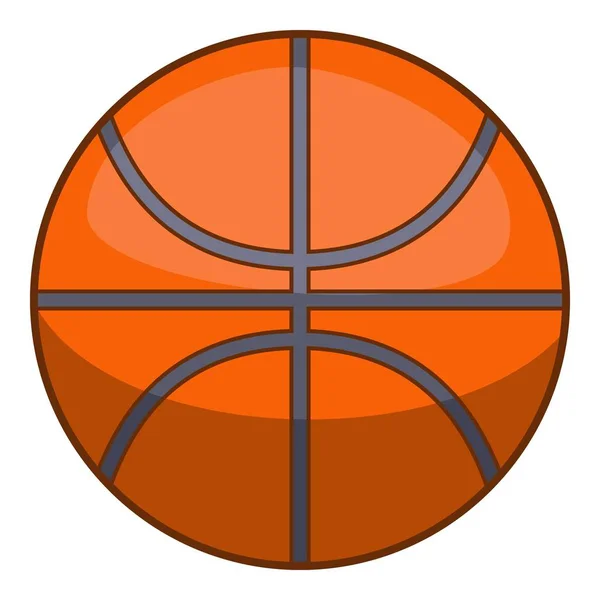 Kosárlabda ikon, rajzfilm stílus — Stock Vector