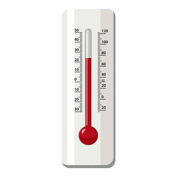 Außen-Thermometer-Symbol, Cartoon-Stil — Stockvektor