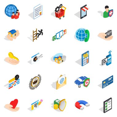 Stil kümesi, izometrik Merkezi simgeler ara