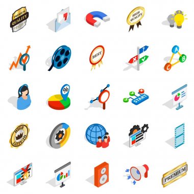 Stil kümesi, izometrik hizmeti simgelerini ara