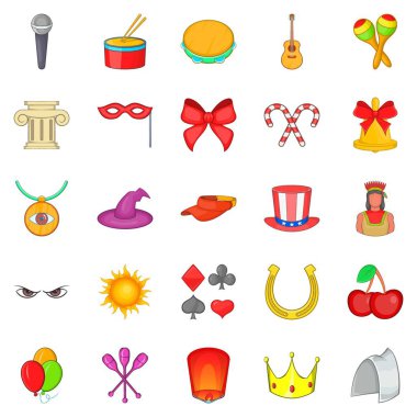 Sevinç Icons set, karikatür tarzı