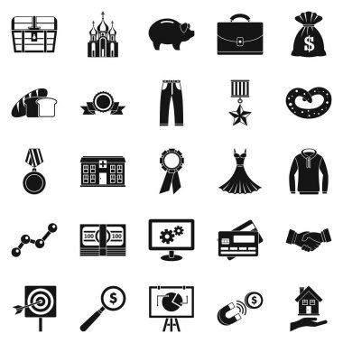 İhsan Icons set, basit tarzı