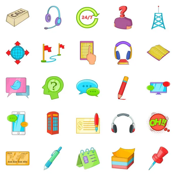 Randevu Icons set, karikatür tarzı