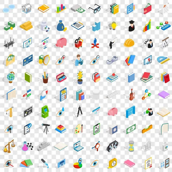 100 iconos de desarrollo personal conjunto — Archivo Imágenes Vectoriales