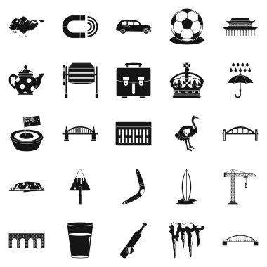 Tehcir Icons set, basit tarzı