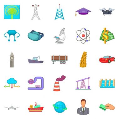 Vida Icons set, karikatür tarzı