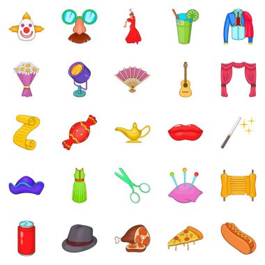 Ferah Icons set, karikatür tarzı