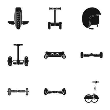 Segway simge seti, basit tarzı