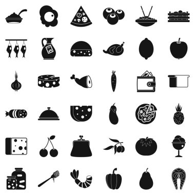 Simgeler kümesi, basit stil yemek