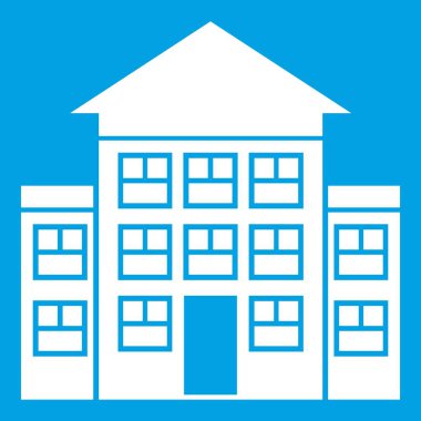 Banka Binası simgesi Beyaz