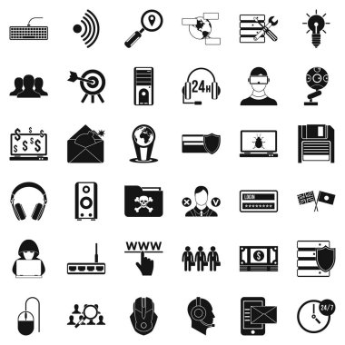 Cyber koruma simgeler kümesi, basit tarzı