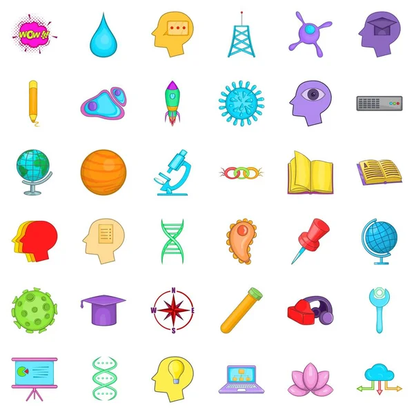 Yaratıcı iş Icons set, karikatür tarzı