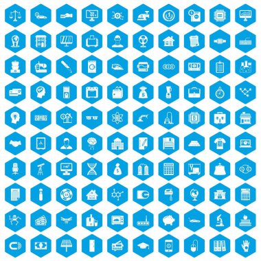 100 kredi simgeleri mavi ayarla