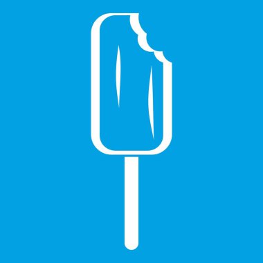 Dondurma simgesi Beyaz