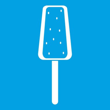 Dondurma simgesi Beyaz