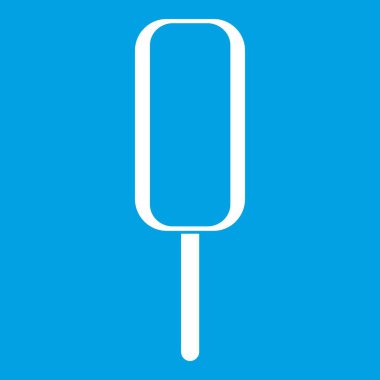 Dondurma simgesi Beyaz