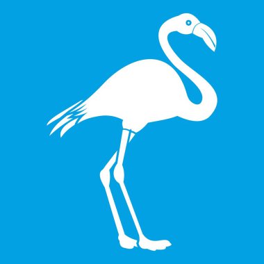 Flamingo simgesi Beyaz