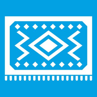 Türk halı simgesi Beyaz