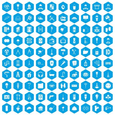 100 yenileme simgeleri mavi ayarla