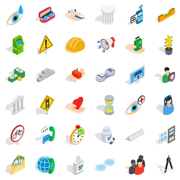 Koruma simgeler kümesi, izometrik stili